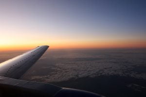 plane-sunset