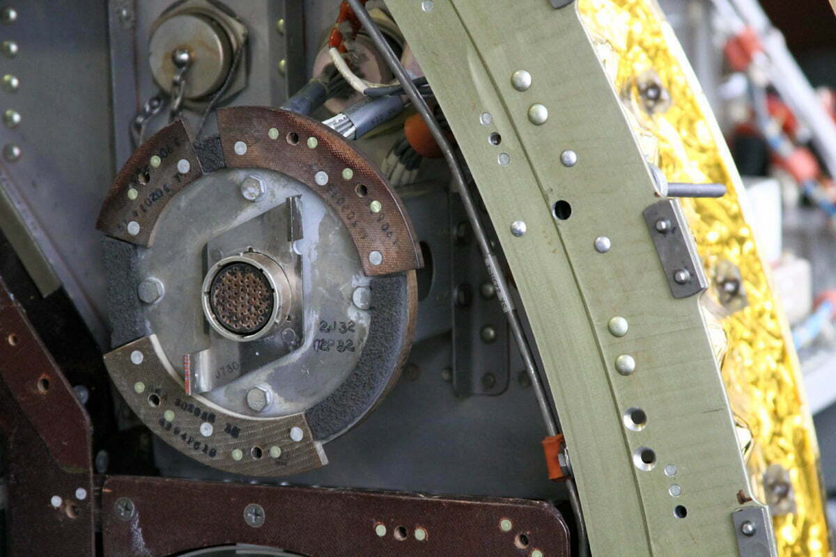 Internal components of an American spy satellite.